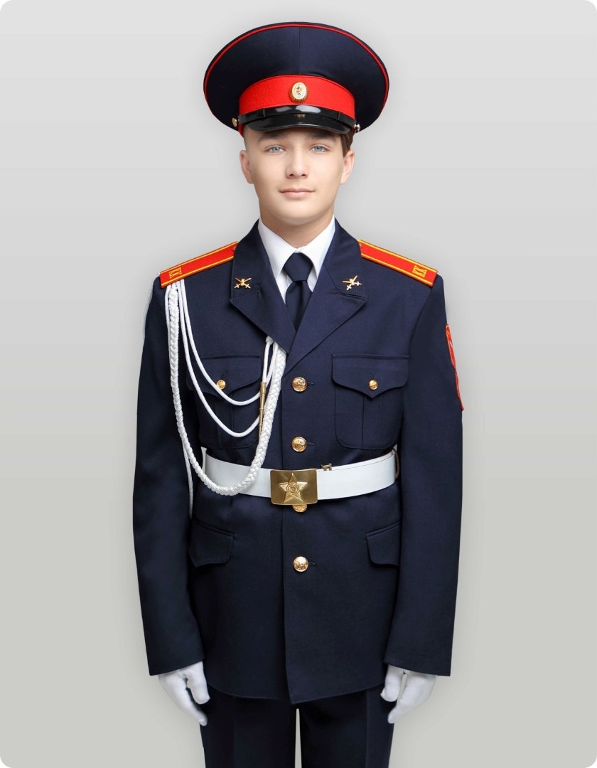 Китель парадный из полушерсти (синий)