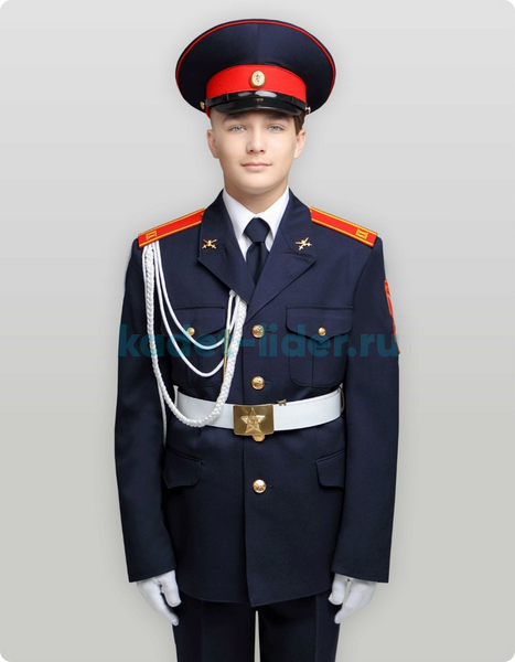 Китель парадный из полушерсти (синий)