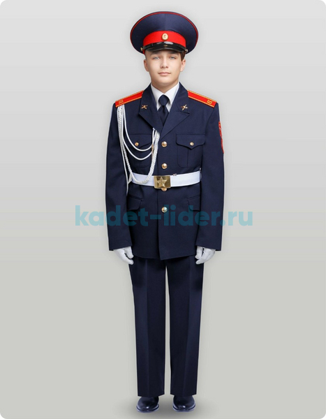 Китель парадный из полушерсти (синий)