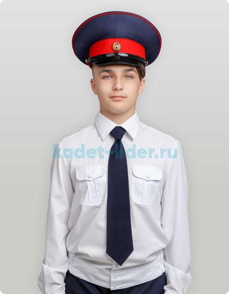 Галстук форменный синий